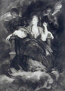 Mrs. Siddons in der Rolle einer tragischen Muse von Francis Haward