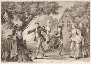Blindekuh, graviert von Remi Parr von Francis Hayman