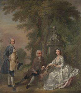 Jonathan Tyers, mit seiner Tochter Elizabeth und ihrem Ehemann John Wood