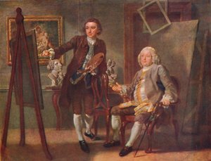 Robert Walpole, Erster Earl von Orford, K.G., im Studio von Francis Hayman, R.A., um 1748-1750 von Francis Hayman