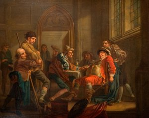 Sir John Falstaff rekrutiert Soldaten