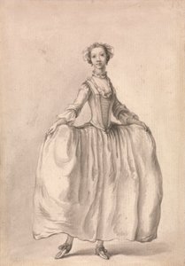Stehende Figur einer Dame von Francis Hayman