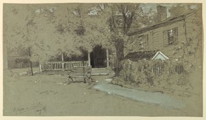Das alte Hopkinson-Haus, Bordentown, NJ von Francis Hopkinson Smith
