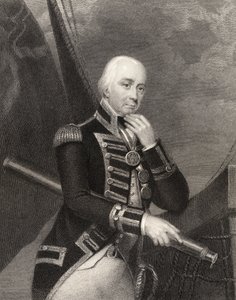 Admiral Lord Cuthbert Collingwood, graviert von W. Finden, aus 