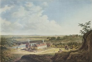 Ein Blick auf Hampstead Heath in Richtung London, 1804