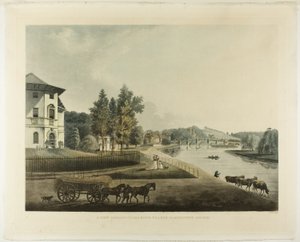 Ein Blick flussaufwärts zur Richmond-Brücke von Francis Jukes