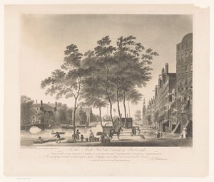 Ansicht der Prinsengracht und Westerkerk in Amsterdam