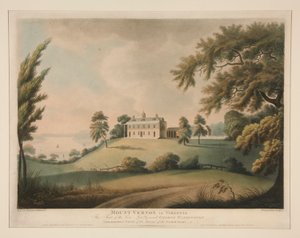 Mount Vernon in Virginia / Der Sitz des verstorbenen Generalleutnants George Washington von Francis Jukes