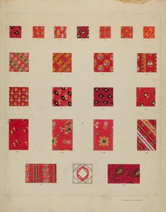 Gedruckte gesteppten Flicken von Francis Law Durand