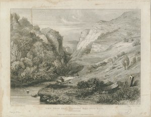 Dovedale - Landschaft (Gravur) von Francis Legatt Chantrey