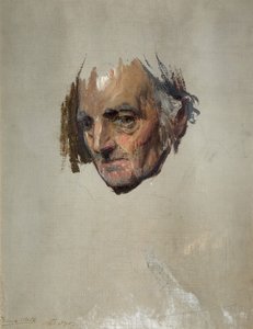 Kopf eines alten Mannes, 1871 von Francis Montague Holl
