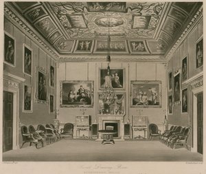 Zweiter Salon, Buckingham House von Francis Phillip Stephanoff