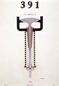 Titelblatt von „391“ von Picabia, Nr. 3 vom 01.03.1917
