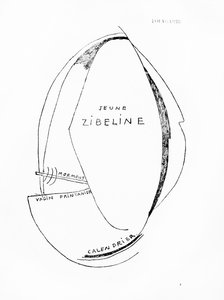 Poemes et Dessins de la Fille nee sans Mere, Nr.15, veröffentlicht von Imprimeries Reunies, Lausanne von Francis Picabia