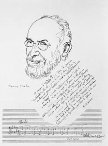Porträt des französischen Komponisten und Pianisten Erik Satie von Francis Picabia