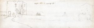 Cardiff im Jahr 1678 von Francis Place