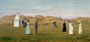 Damenmatch in Westward Ho! von Francis Powell Hopkins