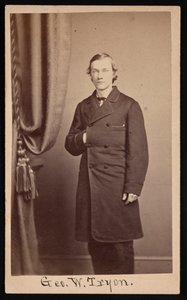 Porträt von George Washington Tryon 1838-1888, ca. 1860er Jahre von Francis S Keeler