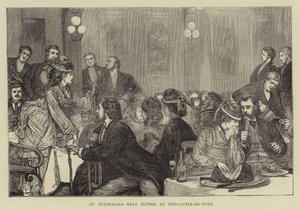 Ein australisches Fleischessen in Newcastle-on-Tyne von Francis S. Walker