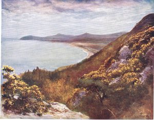 Dublin Bay vom Victoria Hill, aus Einblicke in viele Länder: Irland, veröffentlicht von Adams & Charles, 1909 von Francis S. Walker