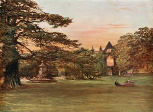 Garten der Newstead Abbey von Francis S. Walker