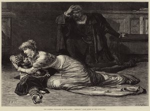 Die Comédie-Française im Gaiety, Hernani, letzte Szene des fünften Aktes von Francis S. Walker