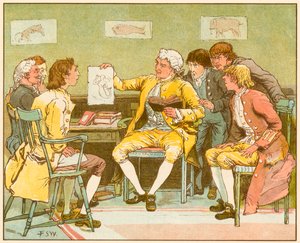 Das verlassene Dorf von Oliver Goldsmith von Francis S. Walker