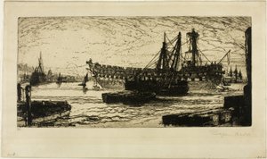 Das Auseinanderbrechen der Agamemnon, Nr. 1 von Francis Seymour Haden