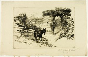 Challow Farm von Francis Seymour Haden