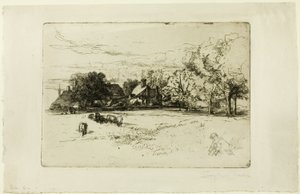 Horsleys Hütte von Francis Seymour Haden