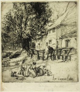 Kew Side, ein Fragment von Francis Seymour Haden