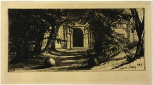 Mytton Hall von Francis Seymour Haden