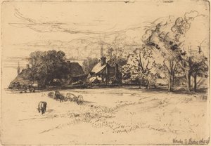 Altes Willesley Haus von Francis Seymour Haden