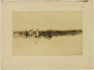 Gegenüber dem Gasthaus, Purfleet von Francis Seymour Haden