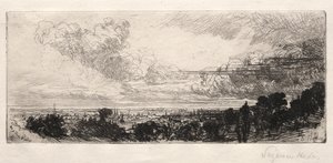 Aus dem Studierfenster von Francis Seymour Haden