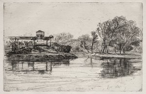 Eisenbahneingriff, 1864 von Francis Seymour Haden