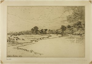 Sawley Abbey von Francis Seymour Haden