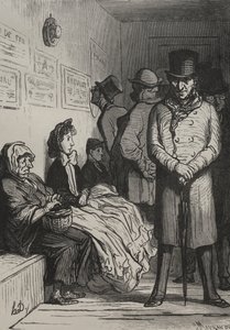 Der Omnibus: Warteraum von Francis Seymour Haden