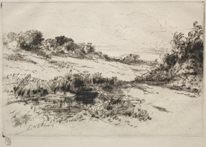 Windmühlenhügel, Nr. 1, ca. 1877 und später von Francis Seymour Haden
