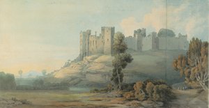 Ludlow Castle, Shropshire, 1777 von Francis Towne
