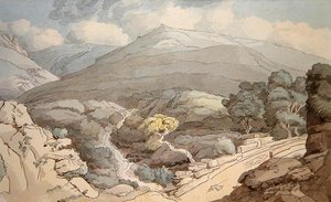 In der Nähe der Teufelsbrücke von Francis Towne