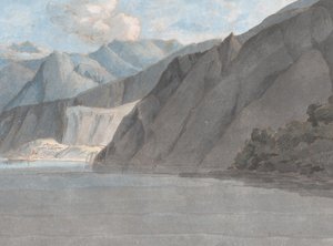 Ansicht des Comer Sees mit Monte Leoni, 27. August 1781