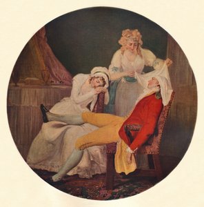 Lady Easys Steinkirk: Eine Szene aus Der furchtlose Ehemann von Colley Cibber, Akt V, Szene 5