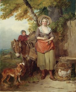 Die Rückkehr vom Markt von Francis Wheatley