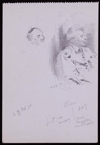 Porträt von Basil Oliver von Francis Wilfred Lawson