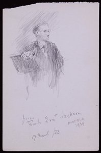 Porträt von Ernest Jackson von Francis Wilfred Lawson