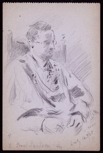 Porträt von Ernest Jackson von Francis Wilfred Lawson