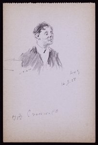 Porträt von HB Cresswell von Francis Wilfred Lawson