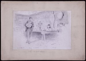 Porträt von Karl Krall von Francis Wilfred Lawson