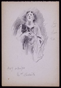 Porträt von Mrs. Arundel Esdaile von Francis Wilfred Lawson